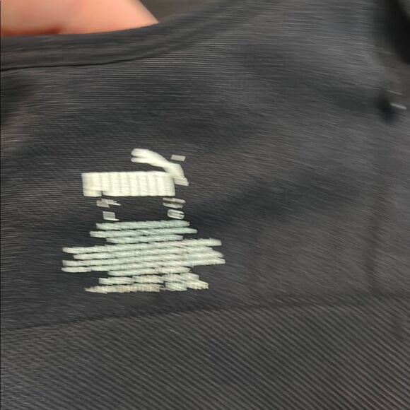 PUMA Black Sports Bra Moisture-Wicking Seamless Breathable Adjustable Large - Picture 6 of 6